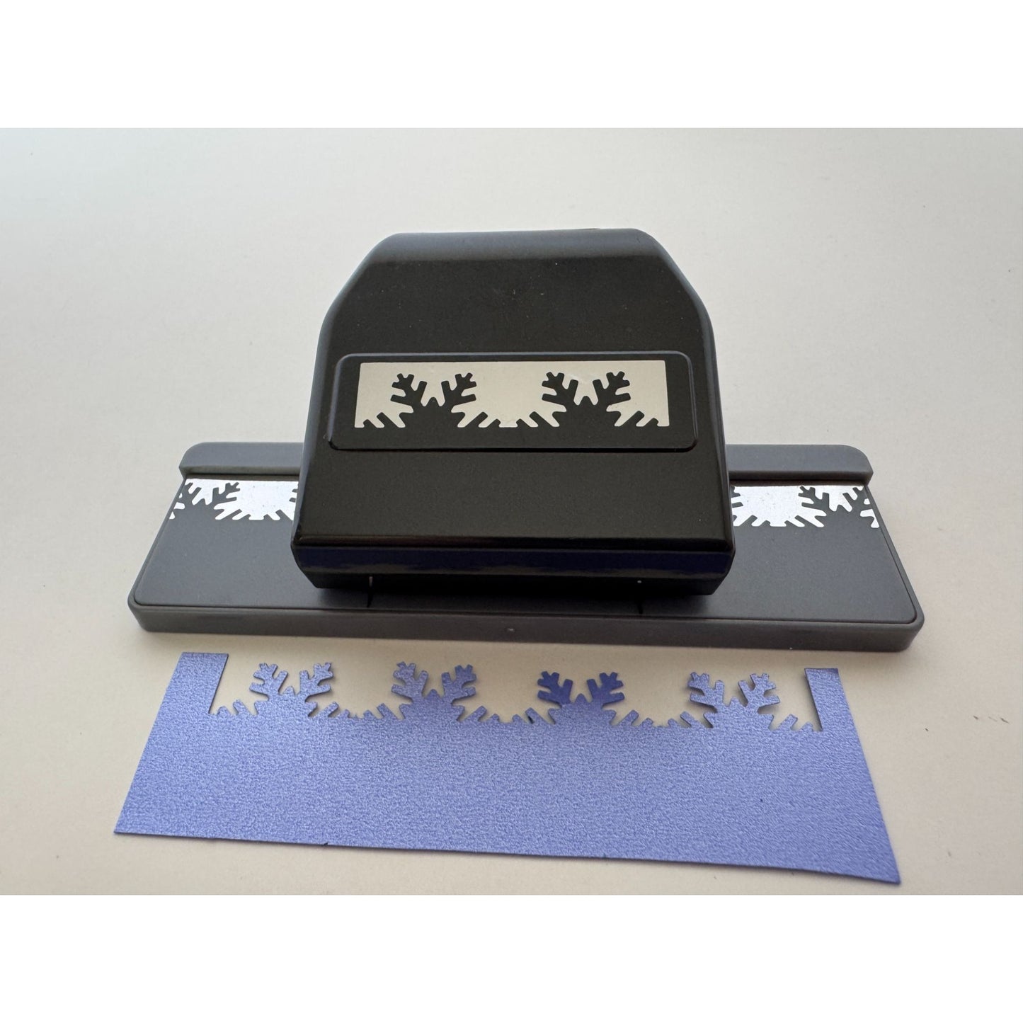 EK Success Snowflake Border Craft Punch Paper Border Trim Edge Winter Holidays