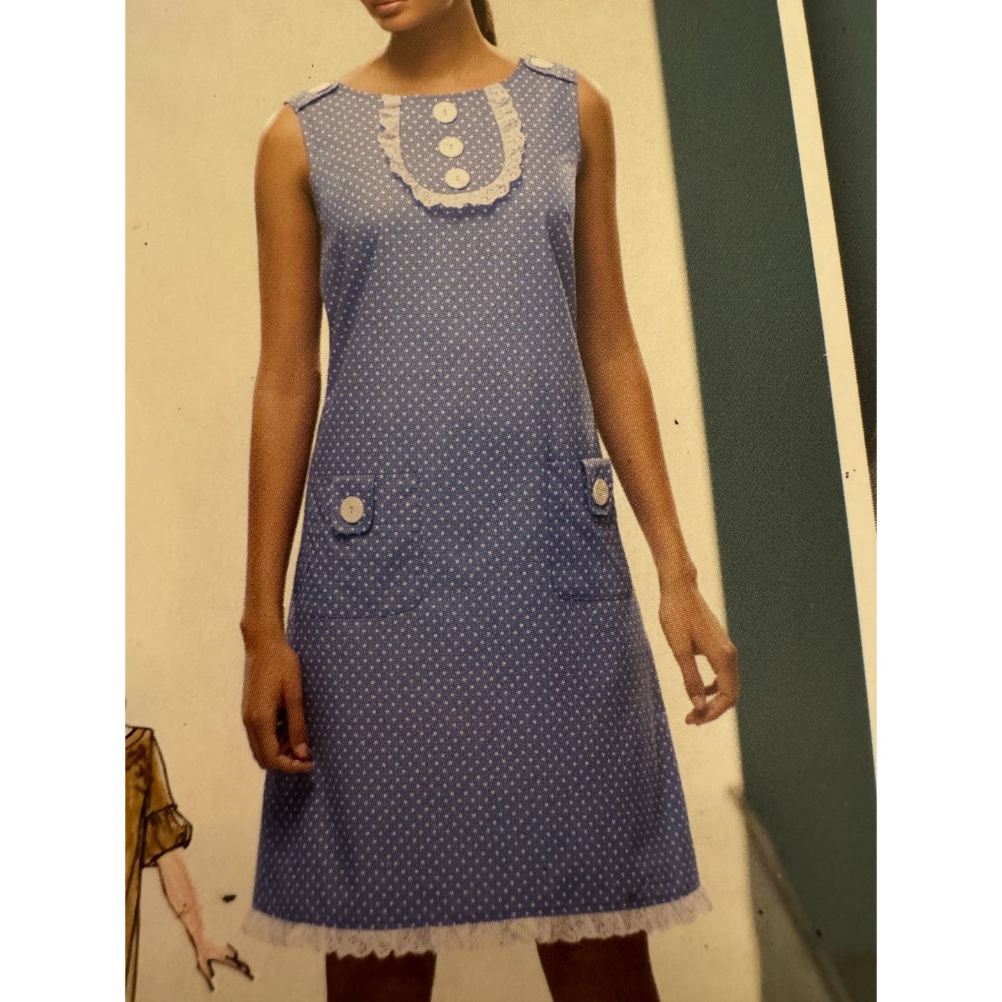 Simplicity Sewing Pattern 2995 Mod Shift Dress Retro Modern Project Runway 4-12