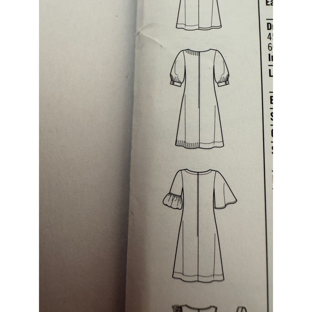Simplicity Sewing Pattern 2995 Mod Shift Dress Retro Modern Project Runway 4-12