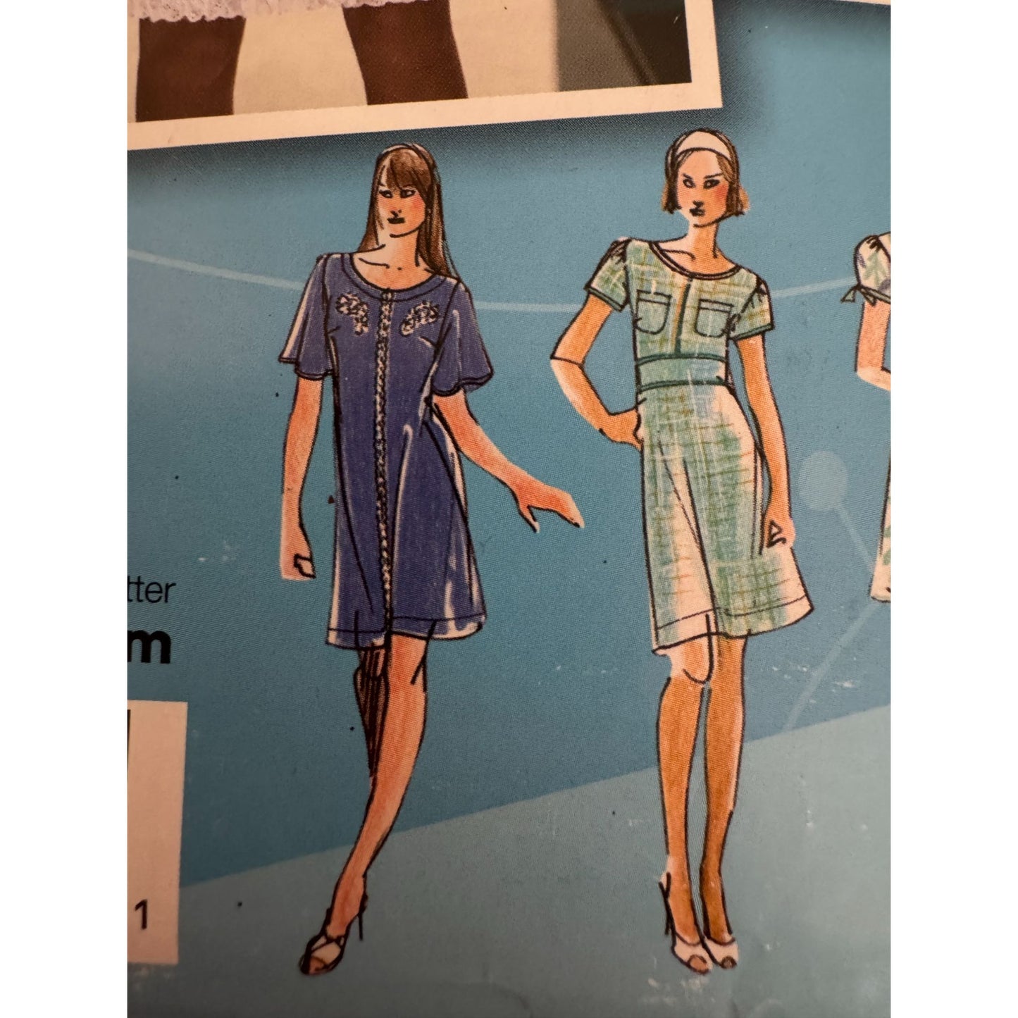 Simplicity Sewing Pattern 2995 Mod Shift Dress Retro Modern Project Runway 4-12
