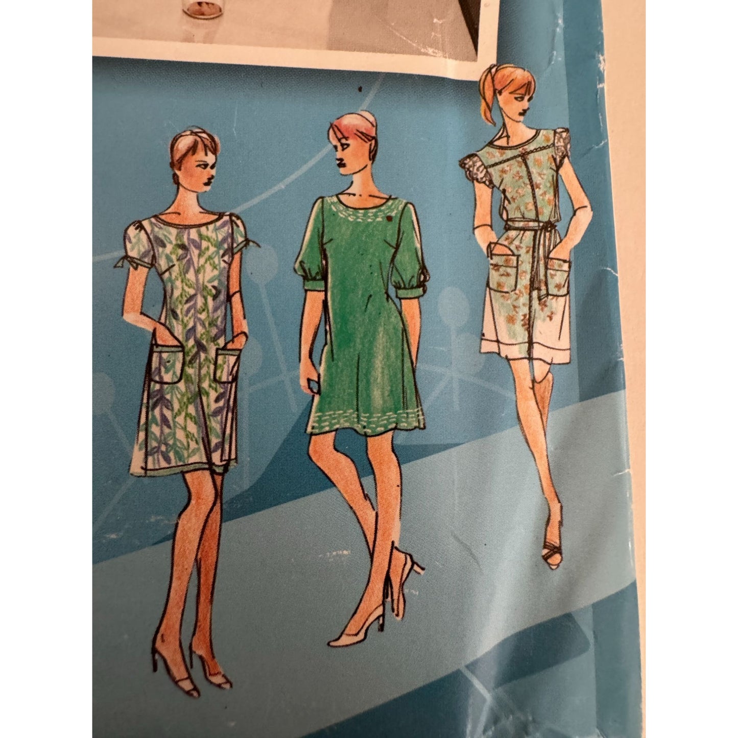 Simplicity Sewing Pattern 2995 Mod Shift Dress Retro Modern Project Runway 4-12