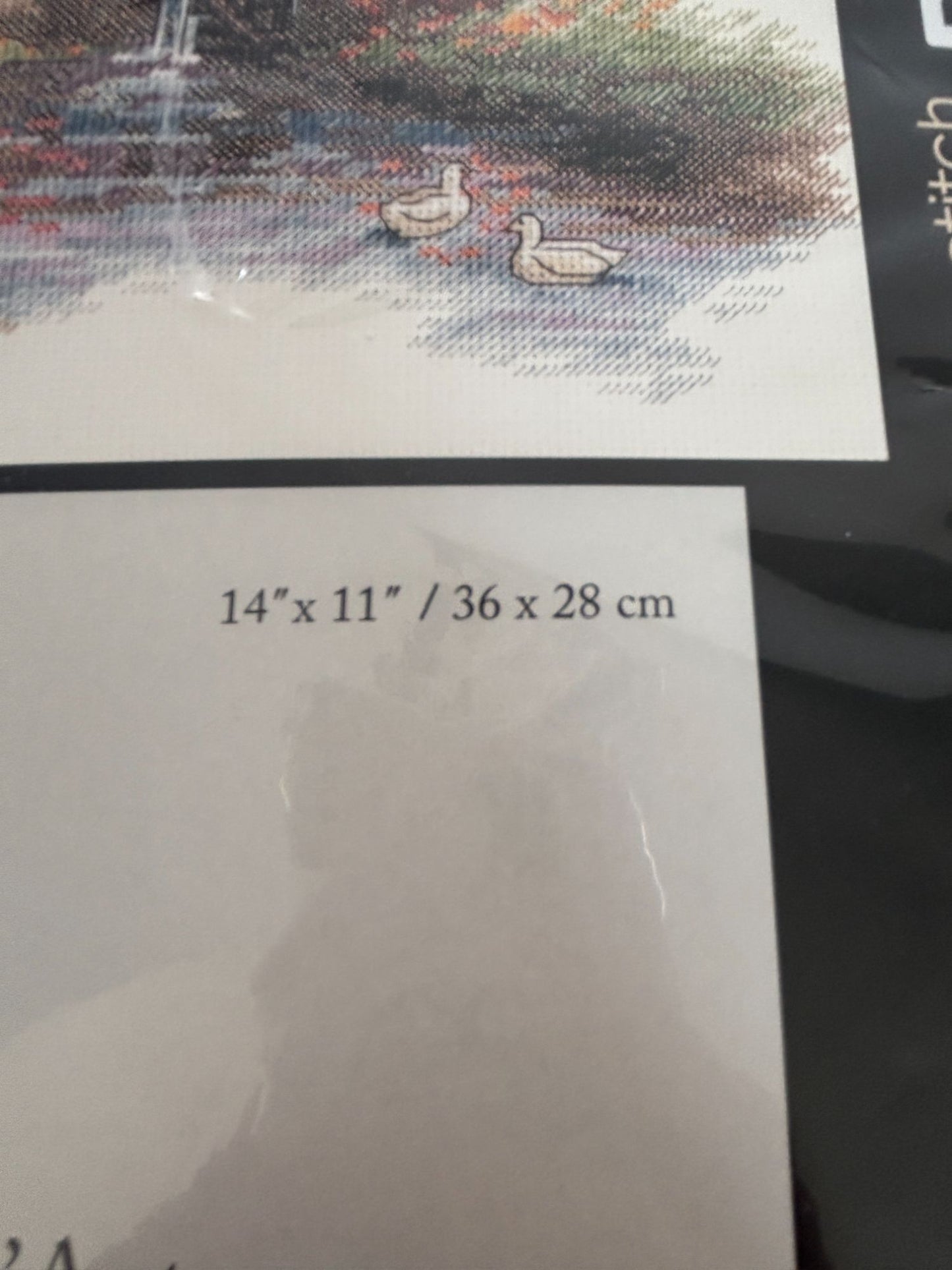 Dimensions Cross Stitch Kit Glory Of Autumn Rudi Reichardt Fall Grist Mill 14x11