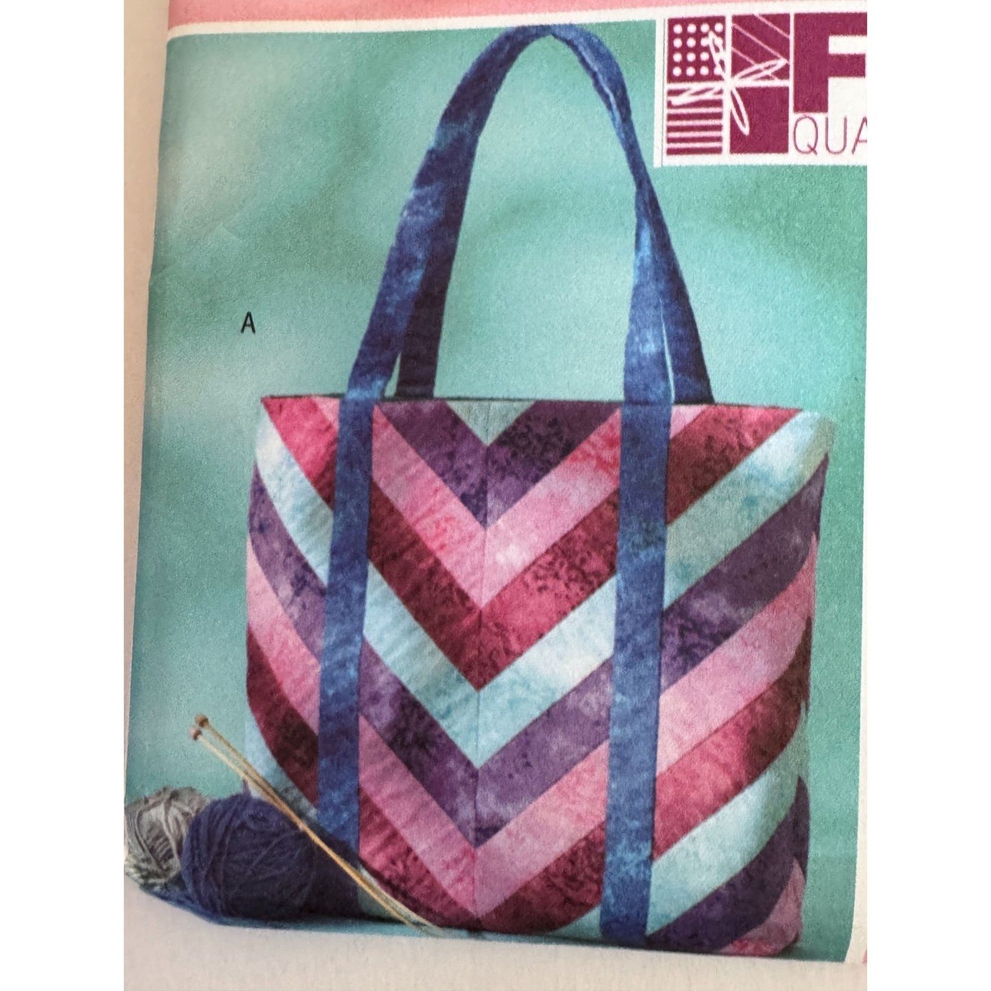 Butterick B4248 Fat Quarter Bag Sewing Pattern Tote Bag Drawstring Bag Quilted Bags Uncut