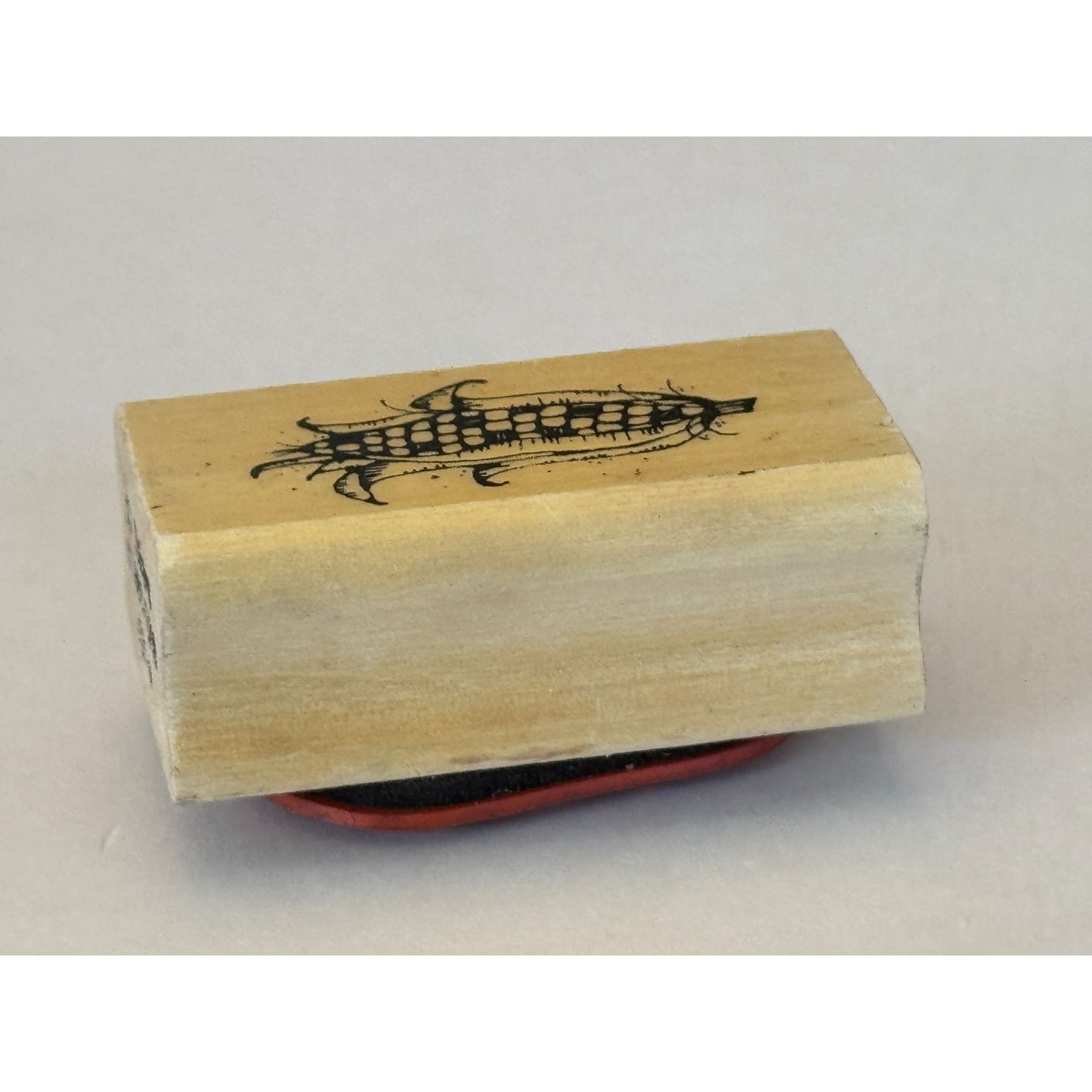 DJ Inkers Rubber Stamp Corn Farm Crop Food Fall Harvest Thanksgiving Card Making