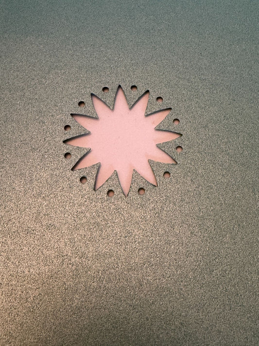 Martha Stewart Paper Punch Starburst All Over the Page Center Magnetic Star Sun