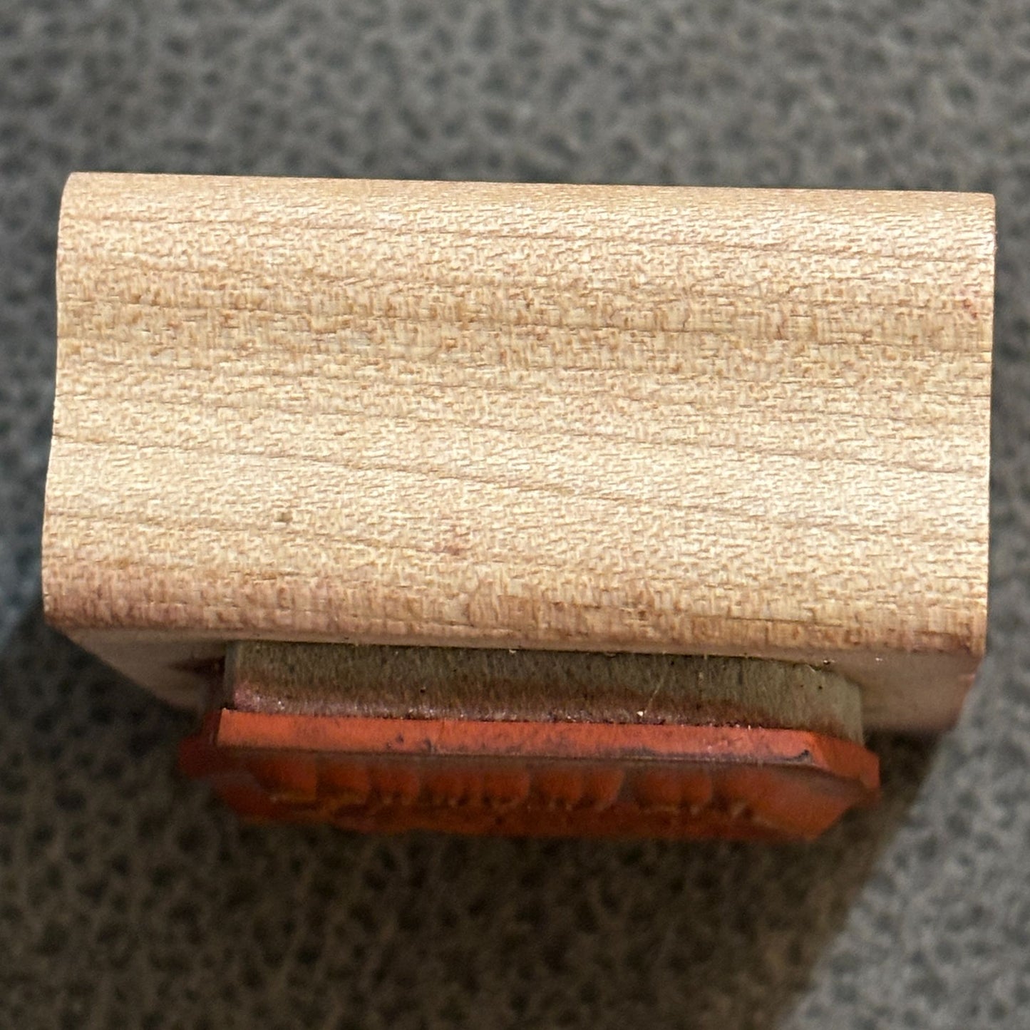 Stampin Up Wood Rubber Stamp Angel Policy Stamp Hand Stamped Crafter Card Making