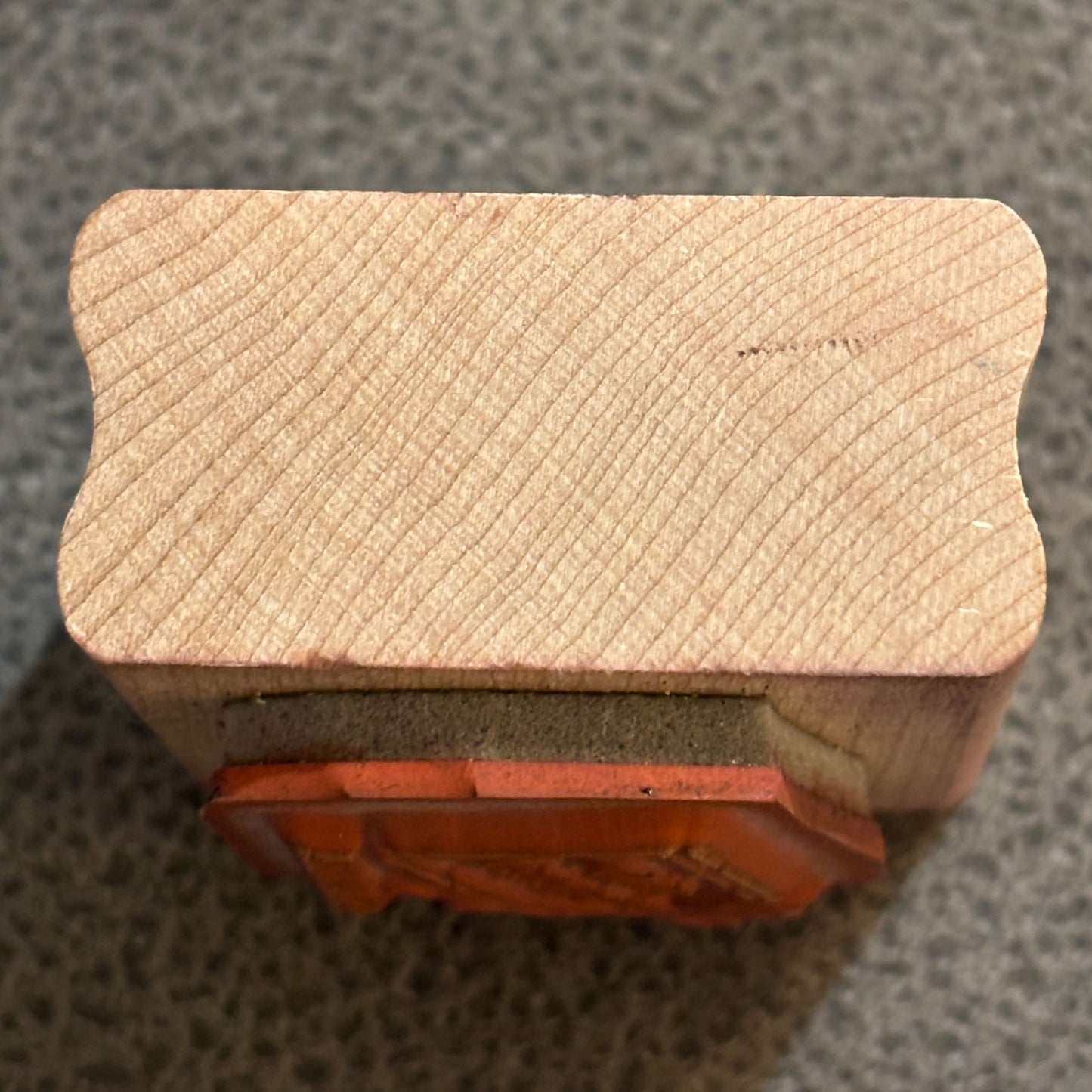 Stampin Up Wood Rubber Stamp Angel Policy Stamp Hand Stamped Crafter Card Making