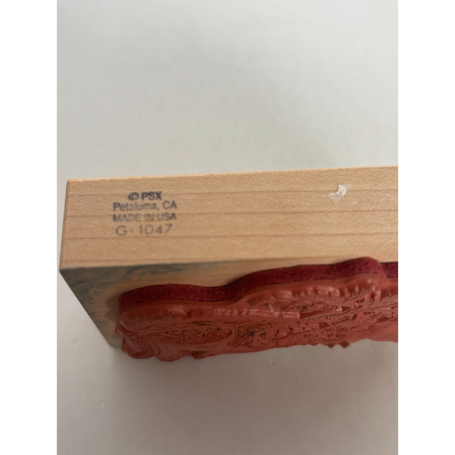 PSX Wood Rubber Stamp Garden Rabbit Carrot Easter Card Making Animal Bunny G1047