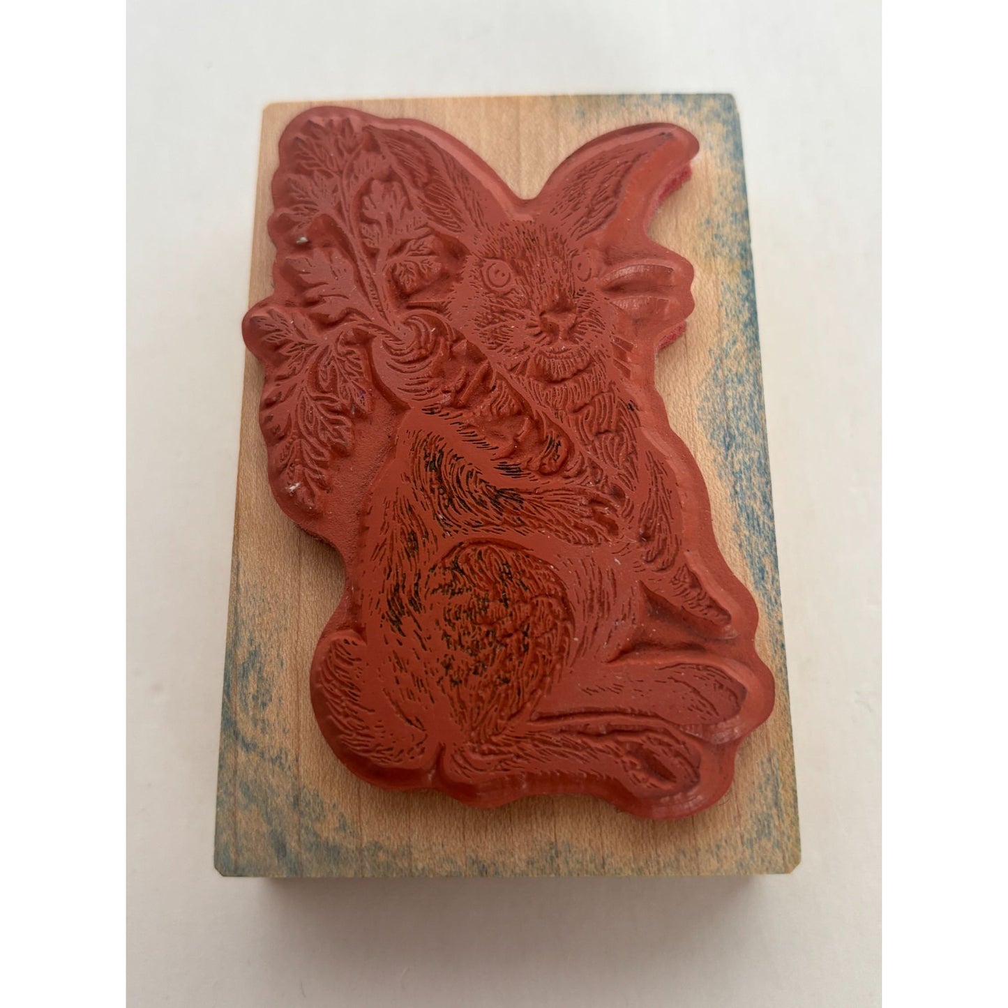 PSX Wood Rubber Stamp Garden Rabbit Carrot Easter Card Making Animal Bunny G1047