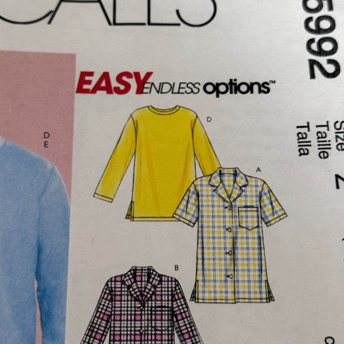 McCalls Sewing Pattern M5992 Pajamas Sz L-XL Dog Sweatsuit Matching Couple Holidays Christmas Loungewear Uncut