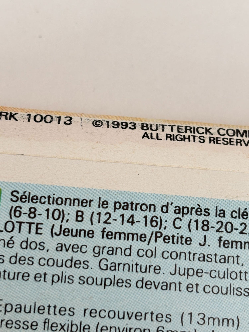 Butterick Sewing Pattern 6626 Top and Split Skirt Work Easy 1990s Uncut 6 8 10