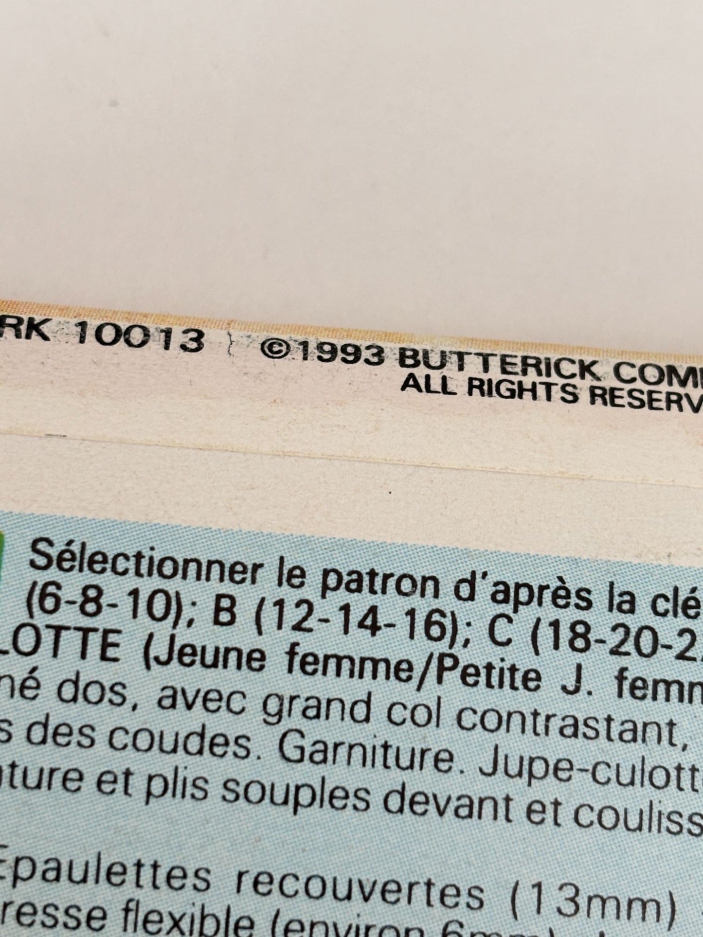 Butterick Sewing Pattern 6626 Top and Split Skirt Work Easy 1990s Uncut 6 8 10