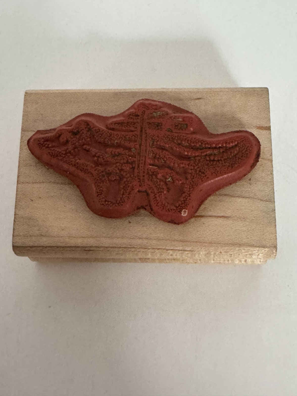 Rubber Monger Stamp Native American Bear Southwestern Symbol Supplies on Back