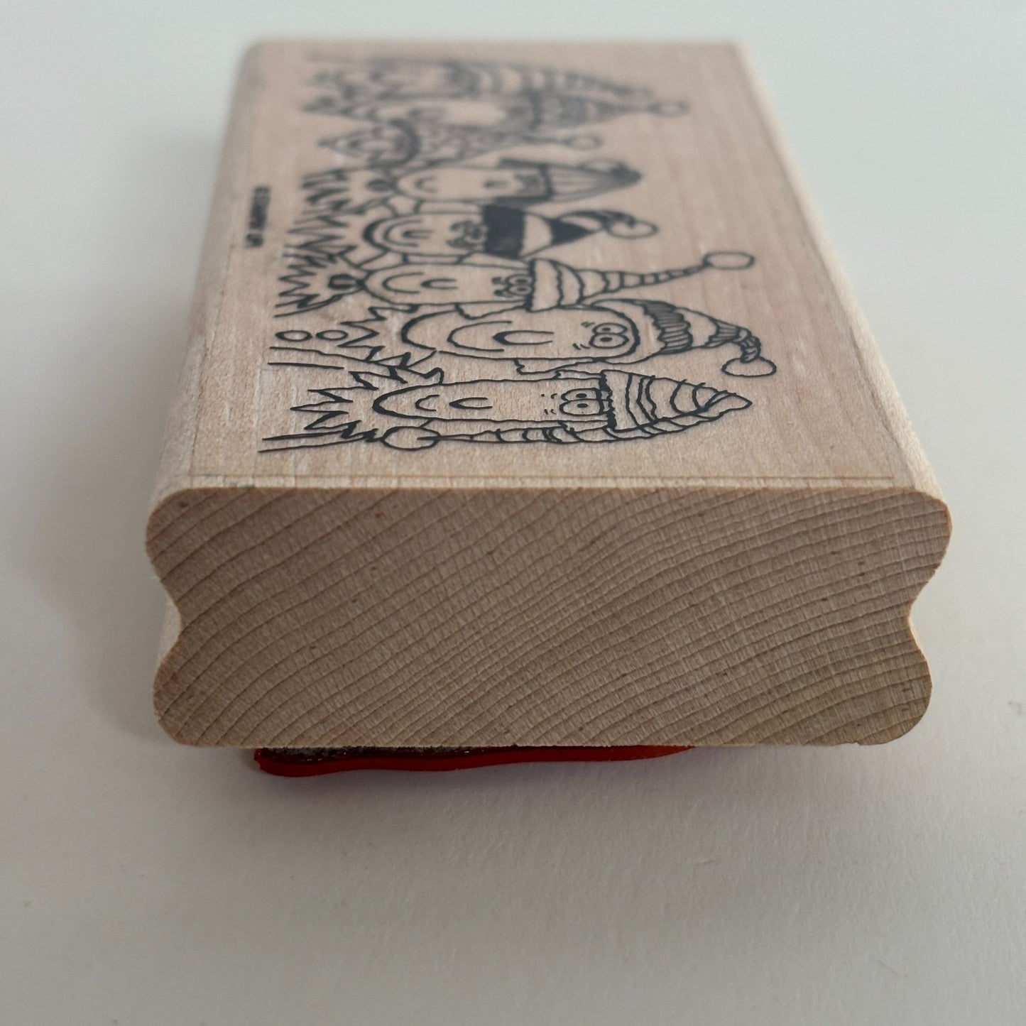 Stampin Up Rubber Stamp Christmas Elf Family Elves Card Making Funny Whimsical