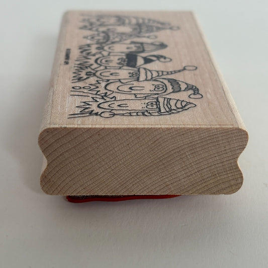 Stampin Up Rubber Stamp Christmas Elf Family Elves Card Making Funny Whimsical