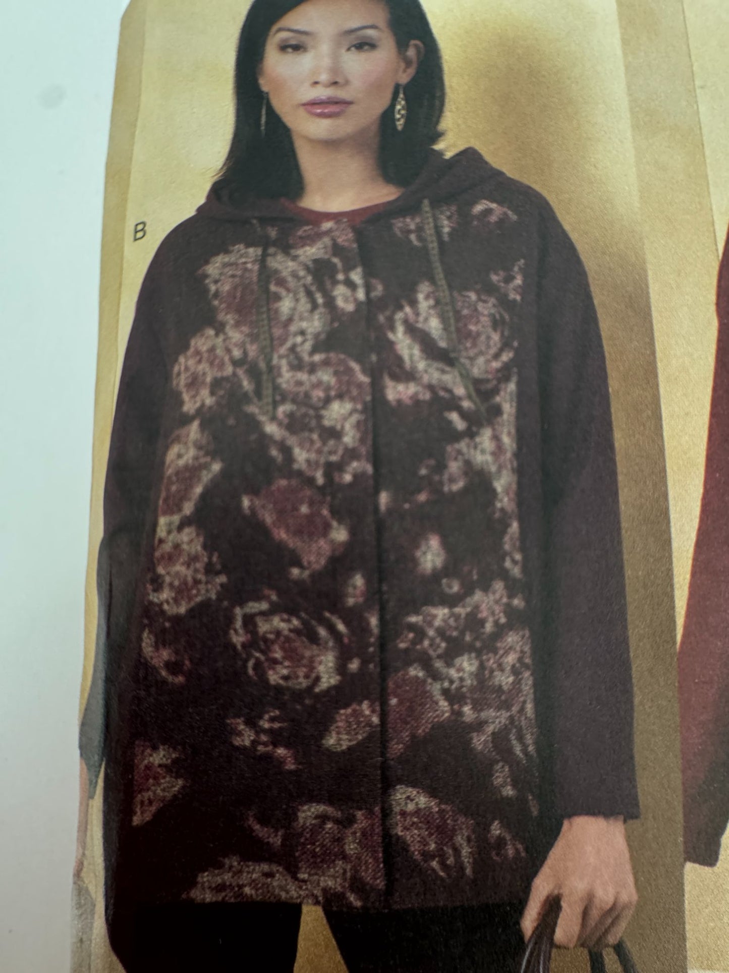 Vogue Sewing Pattern V2067 Knit Top and Hooded Jacket Sizes Round Neck 4-26 UC