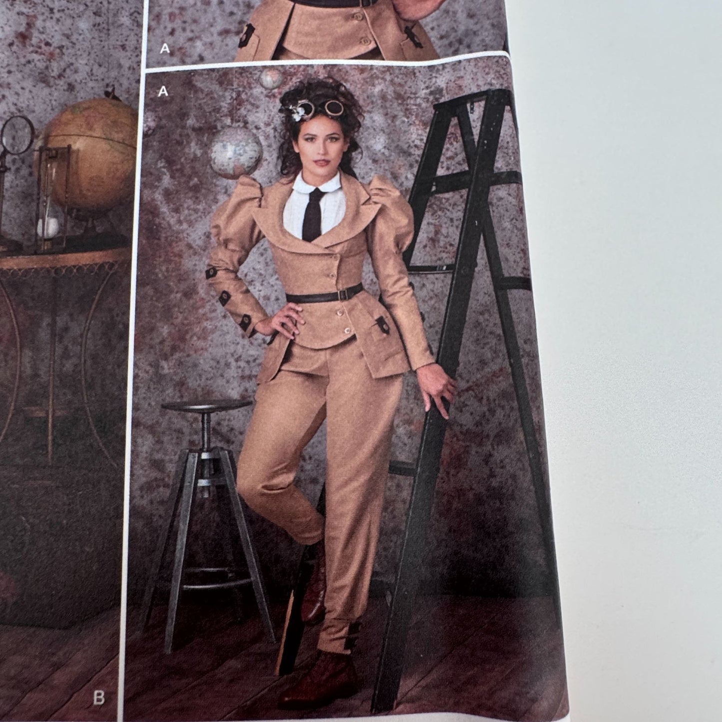 Simplicity Sewing Pattern 8114 Steampunk Costume Victorian Outfit Corset Jacket Pants Cosplay 14-22 Uncut