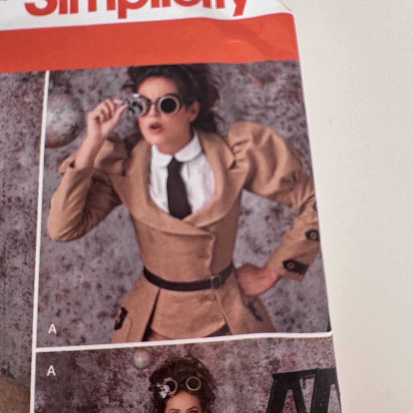 Simplicity Sewing Pattern 8114 Steampunk Costume Victorian Outfit Corset Jacket Pants Cosplay 14-22 Uncut