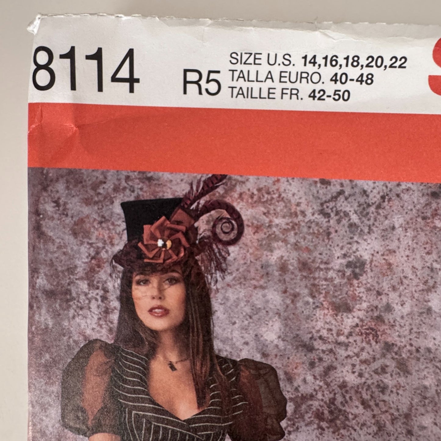 Simplicity Sewing Pattern 8114 Steampunk Costume Victorian Outfit Corset Jacket Pants Cosplay 14-22 Uncut