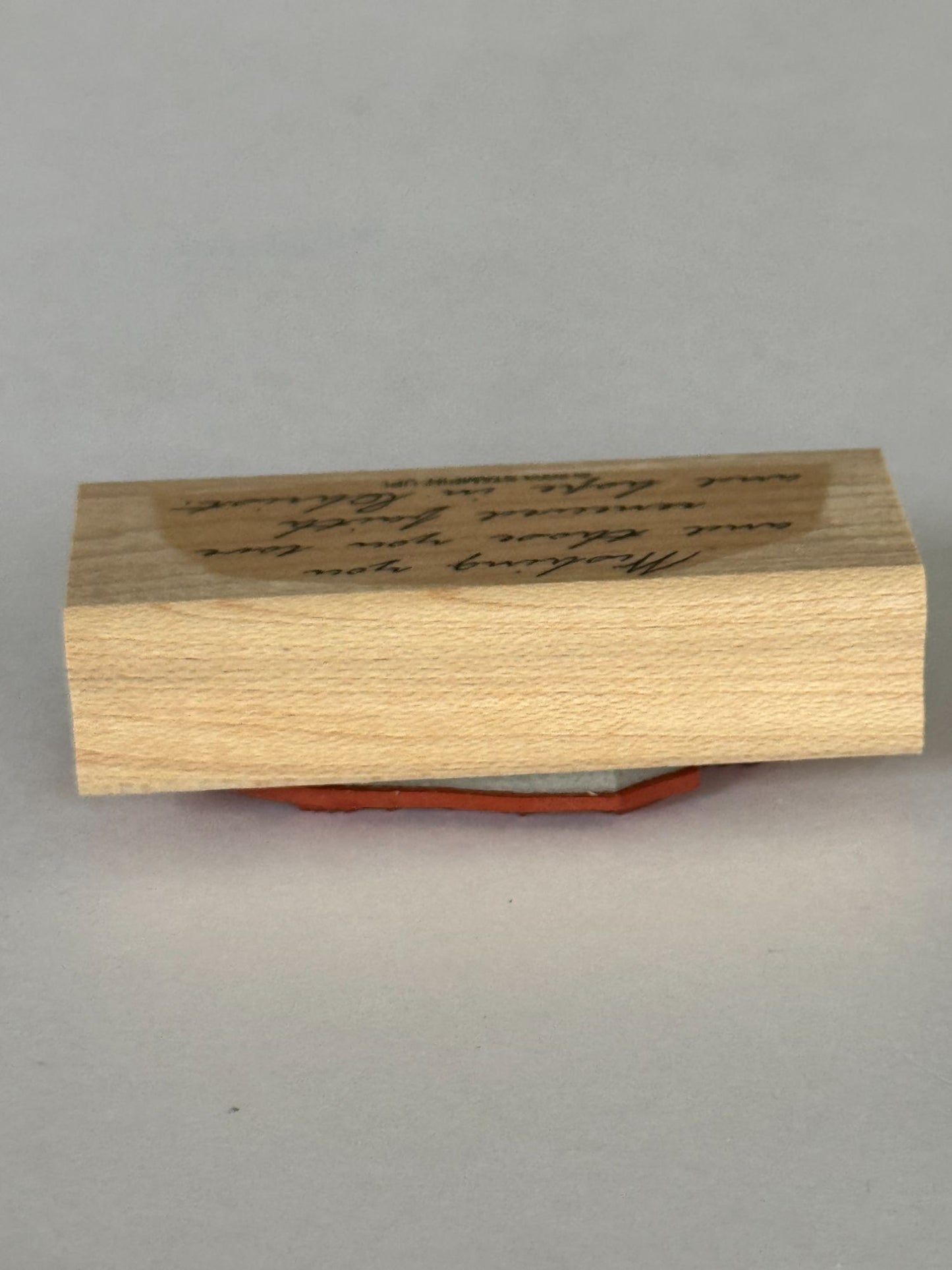 Stampin Up Rubber Stamp Christian Words Wishing You Renewed Faith Hope In Christ