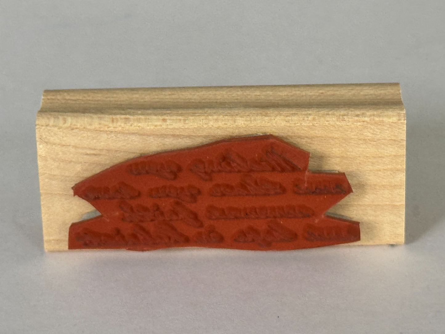 Stampin Up Rubber Stamp Christian Words Wishing You Renewed Faith Hope In Christ