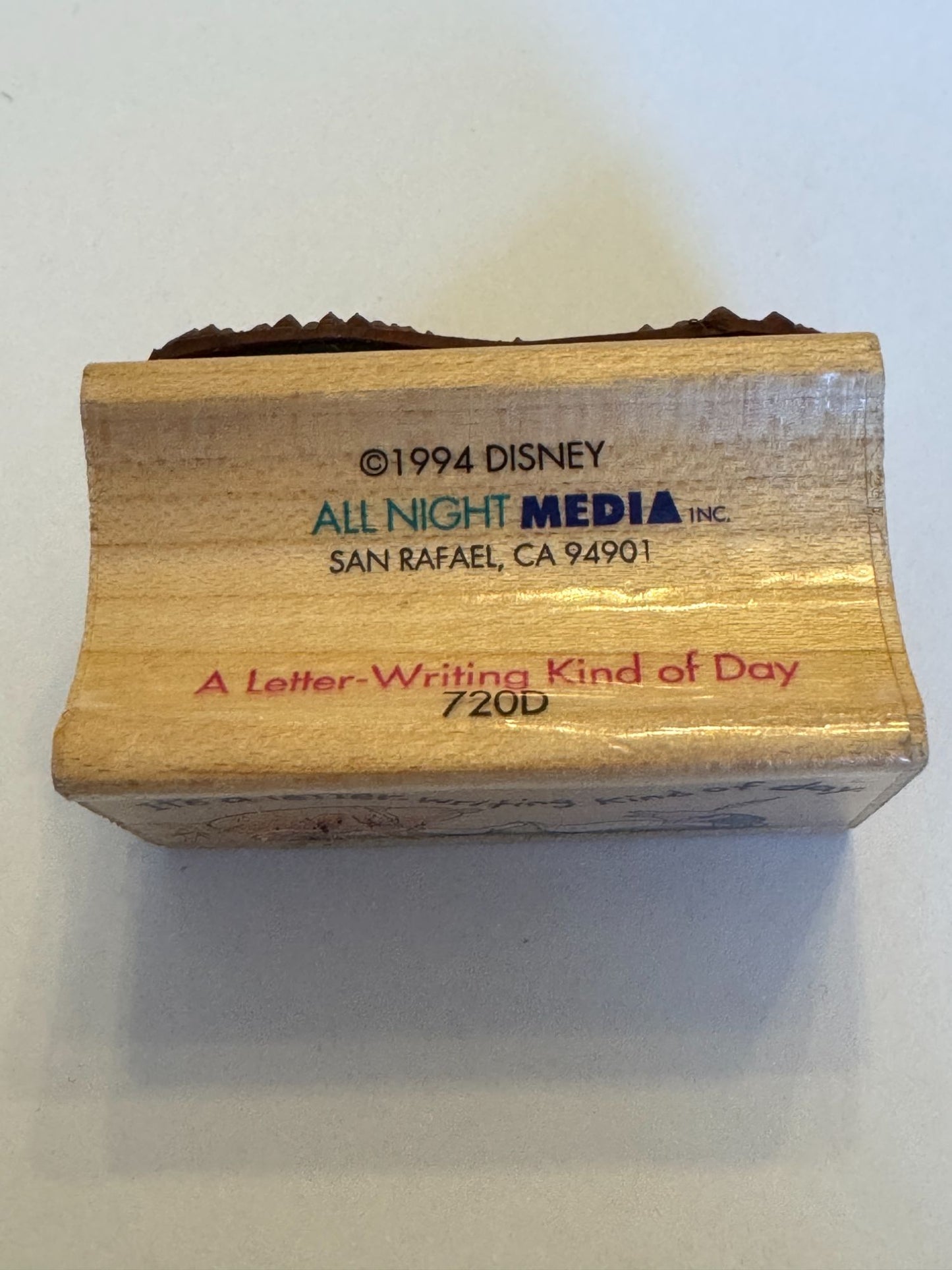 All Night Media Disney Rubber Stamp Winnie The Pooh Letter Writing Kind Of Day