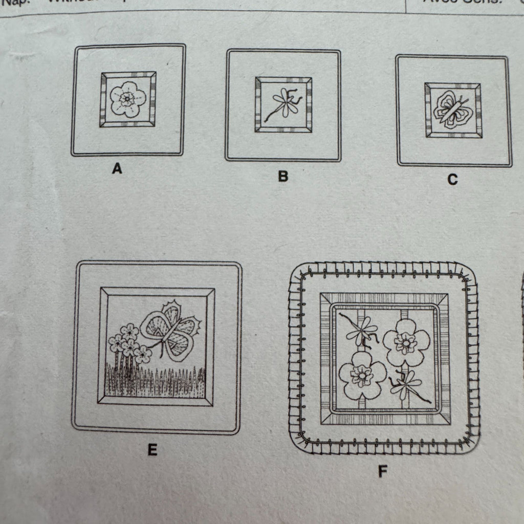Butterick Sewing Pattern B5903 Decorative Pillows Square Home Decor Wallis Uncut