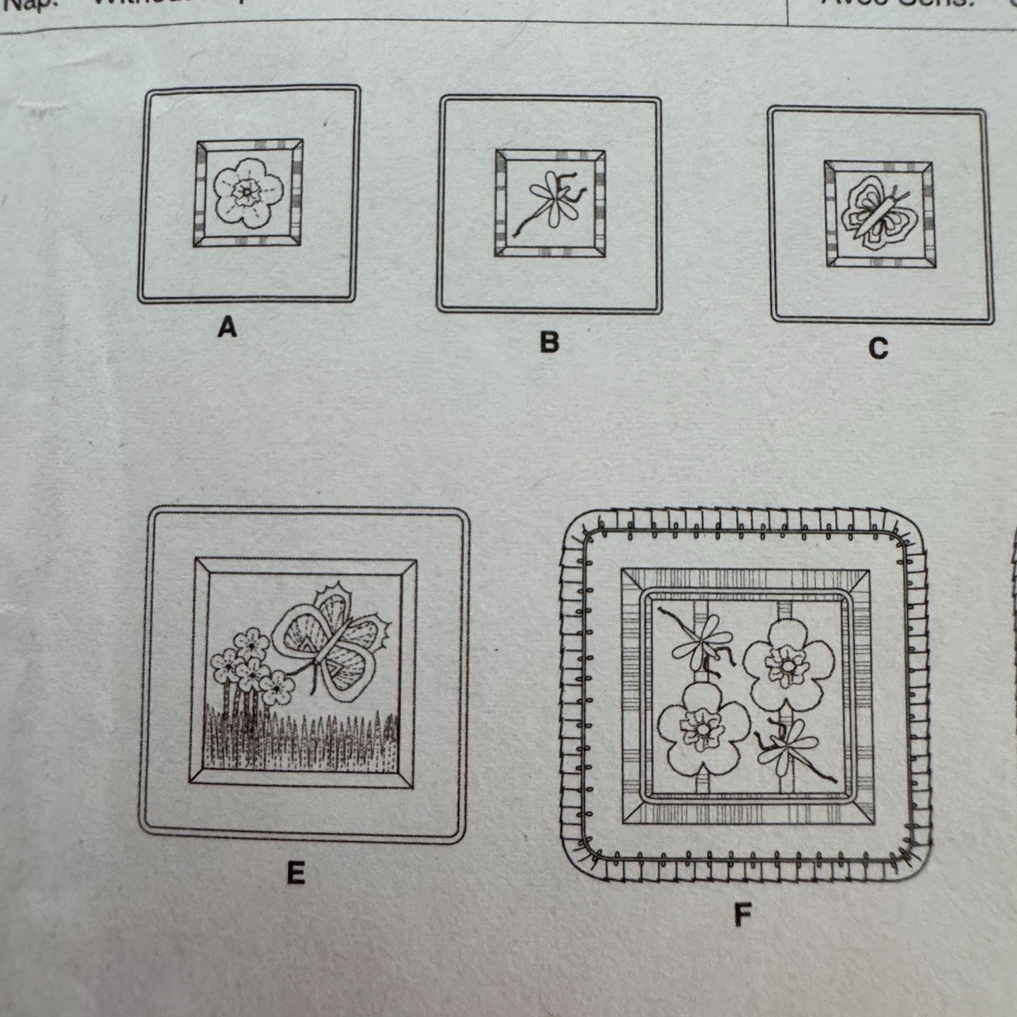 Butterick Sewing Pattern B5903 Decorative Pillows Square Home Decor Wallis Uncut