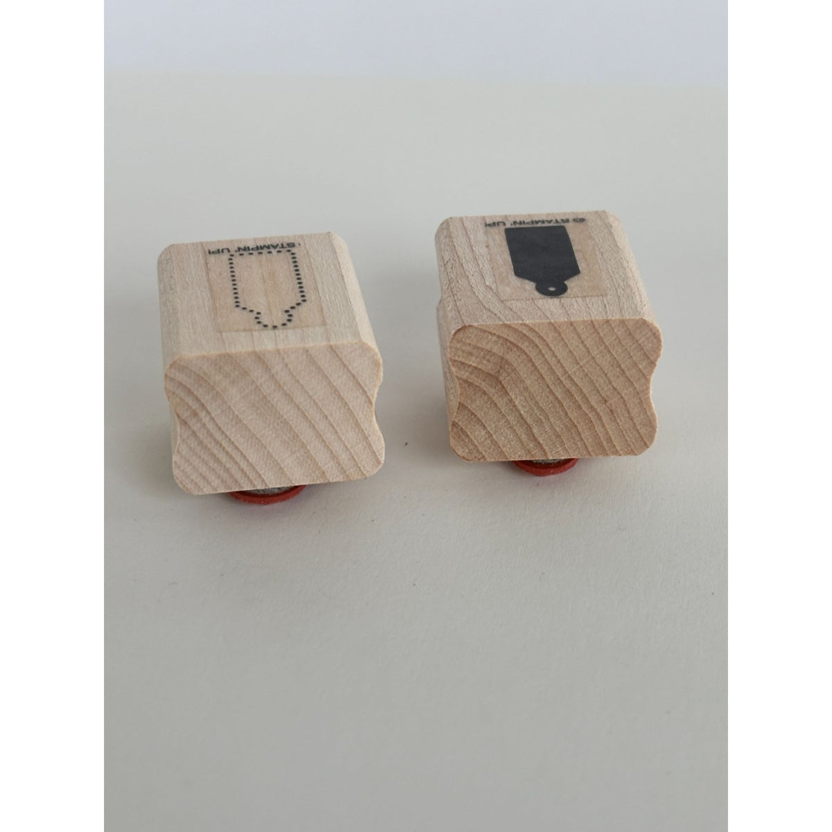 Stampin Up Rubber Stamps Set Tiny Gift Tags Small Card Making Scrapbooking Craft