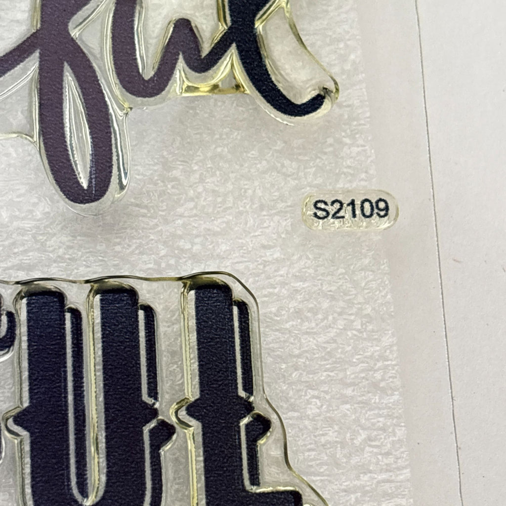 CTMH Acrylic Stamps Grateful for This Life Gratitude Journal Thanksgiving S2109