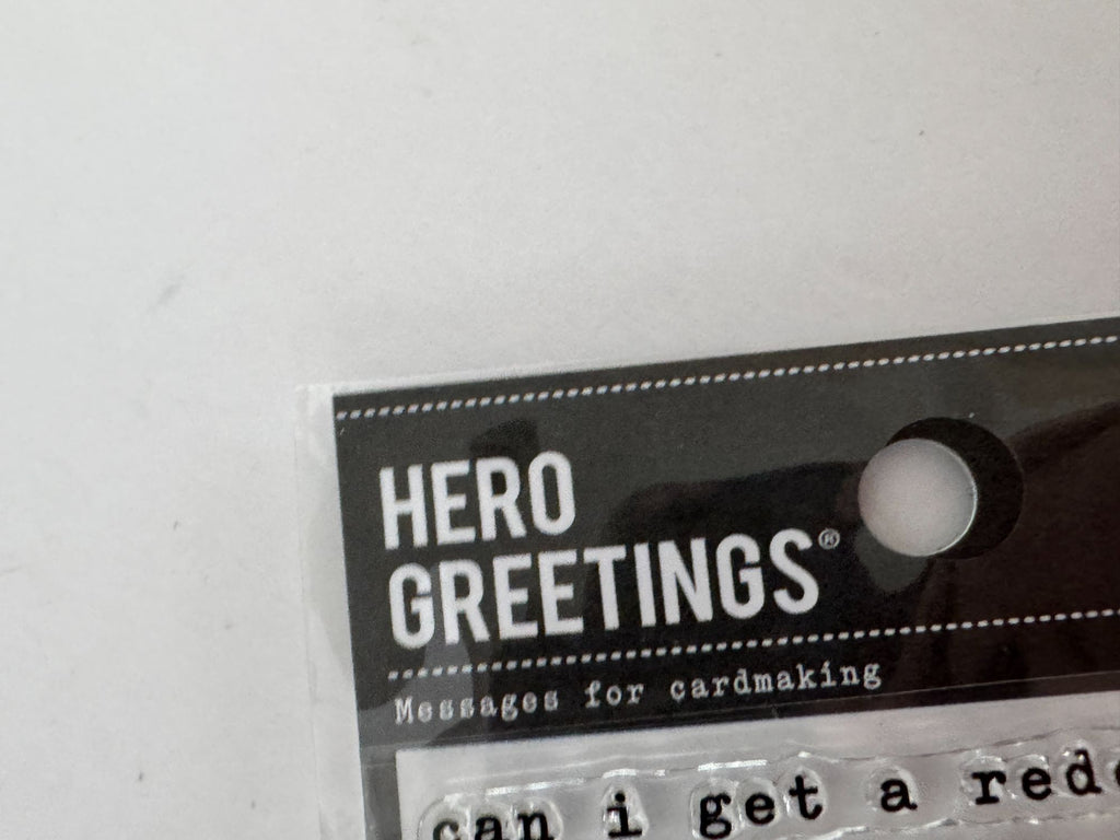 Hero Arts Poly Clear Stamps Apology Message Cardmaking Game Over Sorry My Bad