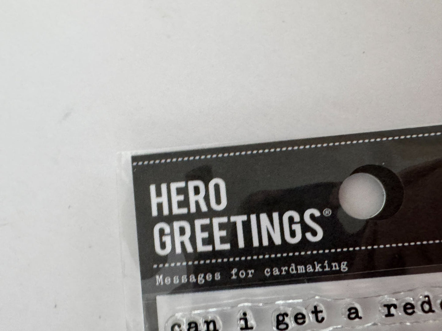Hero Arts Poly Clear Stamps Apology Message Cardmaking Game Over Sorry My Bad