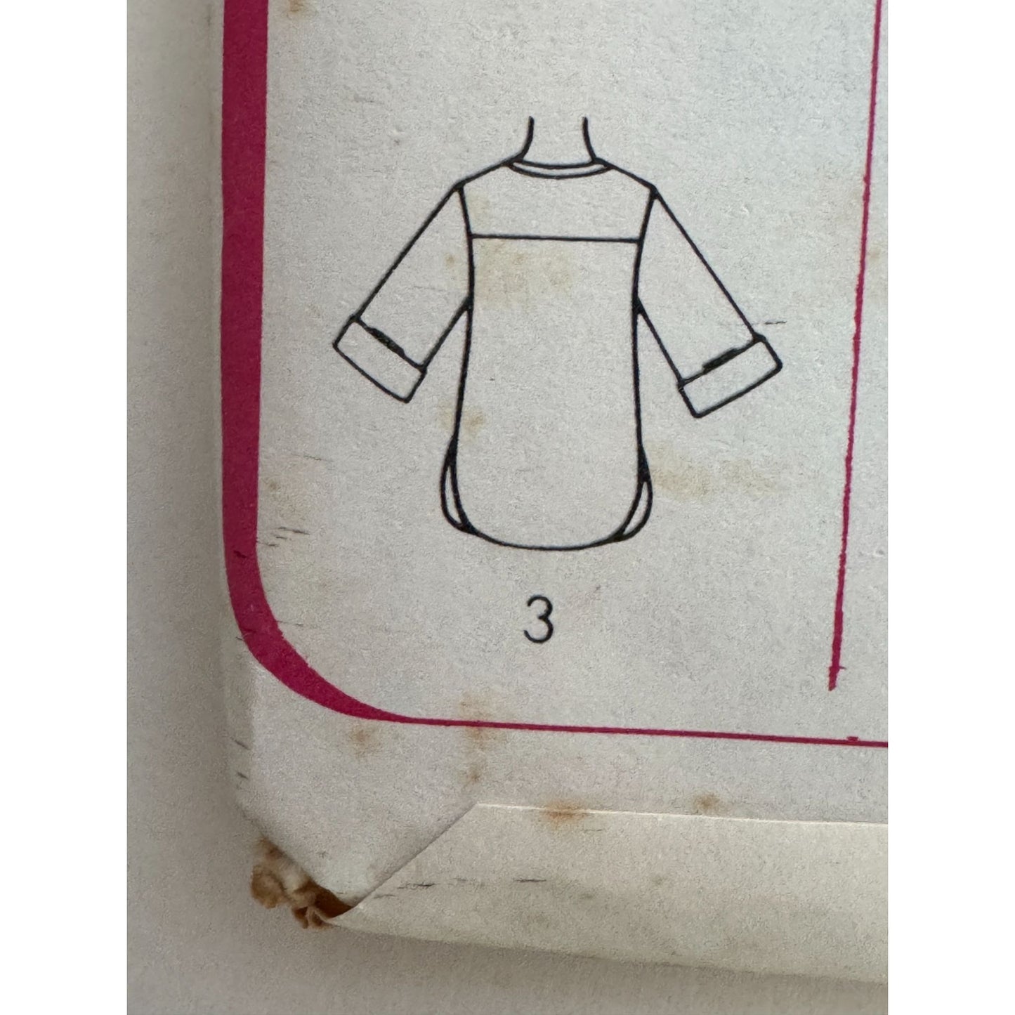 Simplicity Sewing Pattern 7722 Vintage 1970s Juniors Teen Dress Top Large 15/16