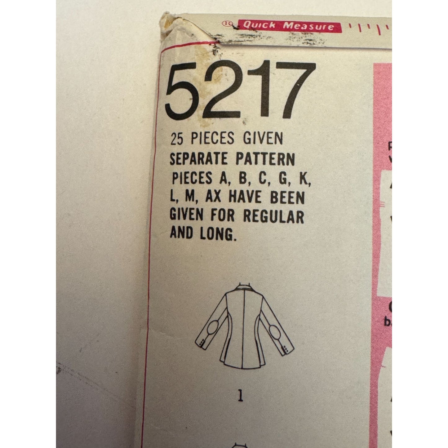 Simplicity Sewing Pattern 5217 Mens Jacket Proportioned Blazer 70s Tailoring 48 Uncut